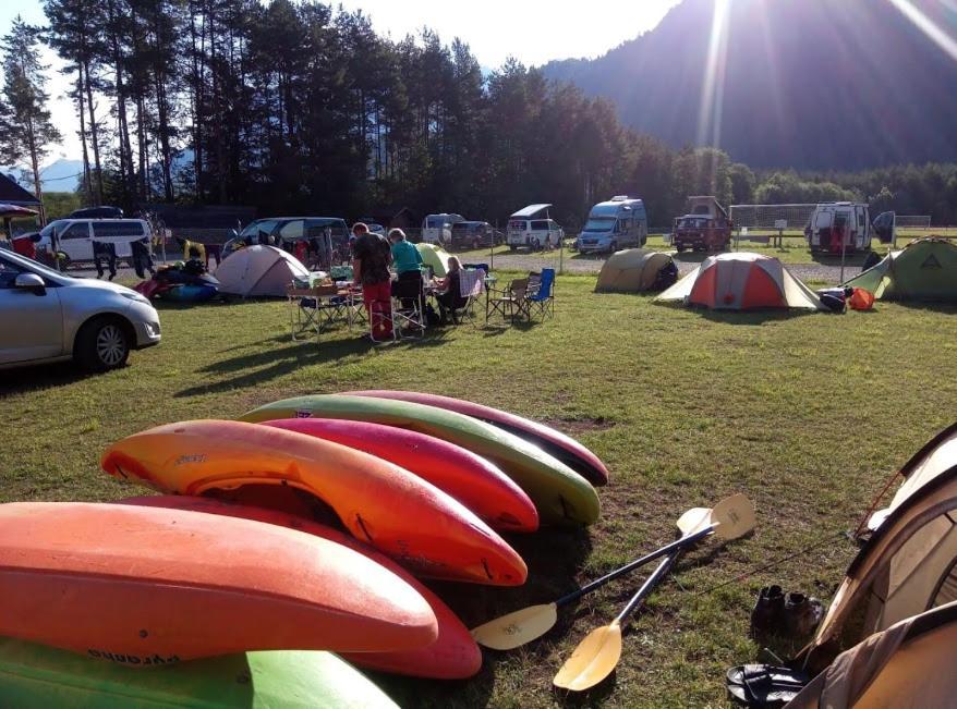 Camping Lechtal Vorderhornbach Bagian luar foto