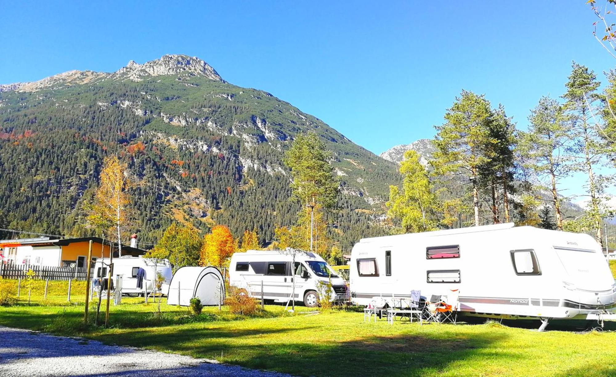 Camping Lechtal Vorderhornbach Bagian luar foto